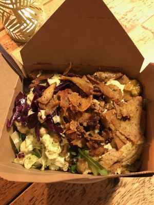 Box mit veganem Kebap aus Seitan (variabel) at Gustav Grün - Wolbecker Straße in Muenster