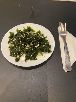 Seaweed salad   at Vegan Yes in East London