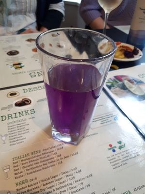 Kimchi kombutsa at Vegan Yes in East London