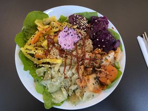 Kimchi Bibimbap  at Vegan Yes in East London