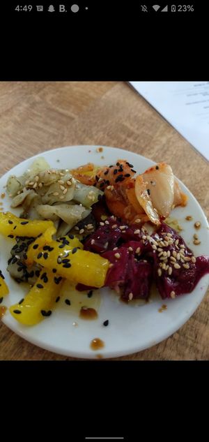 Kimchi at Vegan Yes in East London