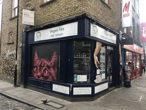   at Vegan Yes in East London