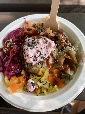 Option at VCO   at Vegan Yes in East London