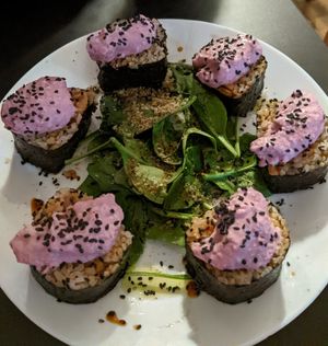 Kimbap at Vegan Yes in East London