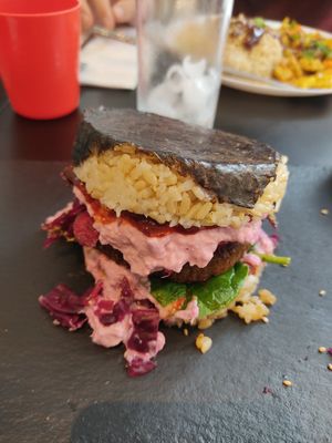 Sushi Burger at Vegan Yes in East London