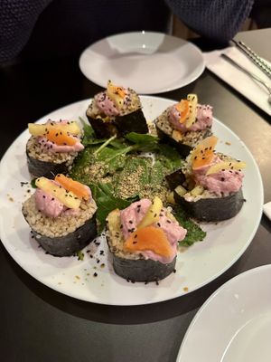 Delicious kimbap #Veganuary at Vegan Yes in East London