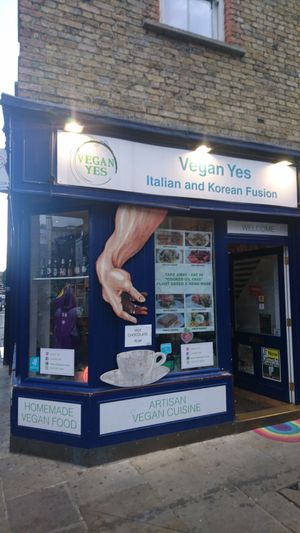  at Vegan Yes in East London