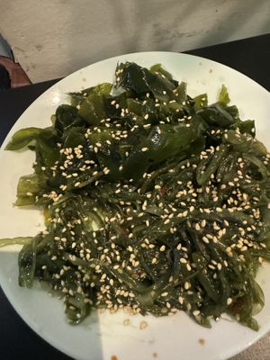 Seaweed salad   at Vegan Yes in East London
