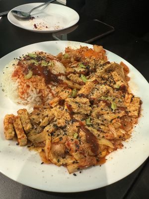 Kimchi Tempeh  at Vegan Yes in East London