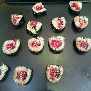 vegan sushi at Vegan Yes in East London