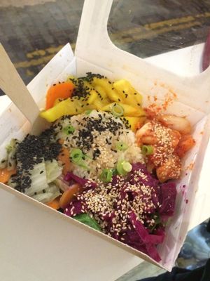 Bibimbap at Vegan Yes in East London