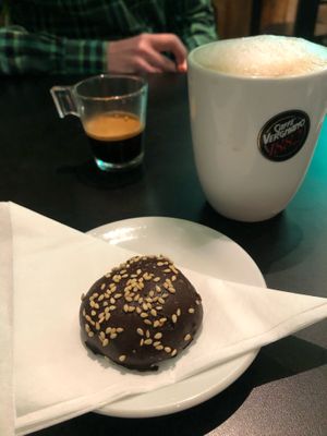 Chocolate mochi at Vegan Yes in East London