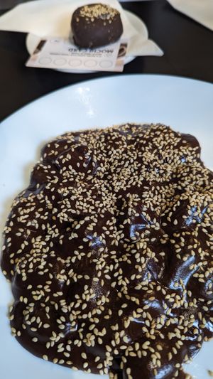 Chocolate potato at Vegan Yes in East London