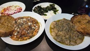 Toppognocchi and Mushroom Gnocchi at Vegan Yes in East London