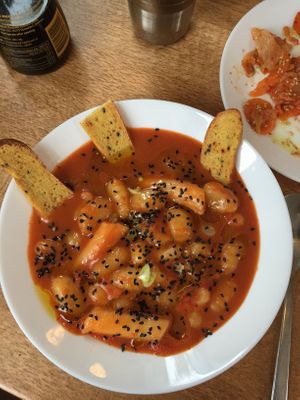 Toppognocchi at Vegan Yes in East London