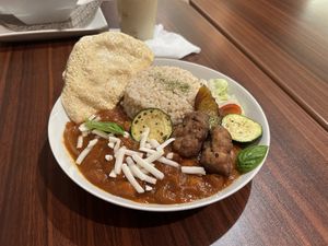 Chickpea curry  at Loca Kitchen in Tokyo