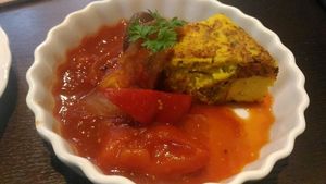 spanish omelette at Loca Kitchen in Tokyo