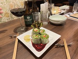 Fresh spring roll  #Veganuary at Loca Kitchen in Tokyo