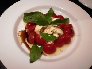 caprese salad at Loca Kitchen in Tokyo