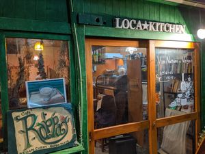 Front of the restaurant  at Loca Kitchen in Tokyo