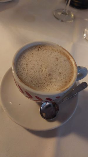 Cappuccino mit Hafermilch at WunderBar in Guestrow