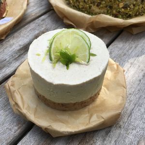 Raw Cheesecake
 at Le Moine Bistro in Neumuenster