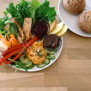 Breakfast vegan version  at Le Moine Bistro in Neumuenster