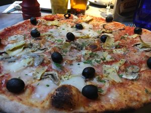 Vegan Giardiniera pizza  at Pizza Express - Dean St in Newcastle Upon Tyne