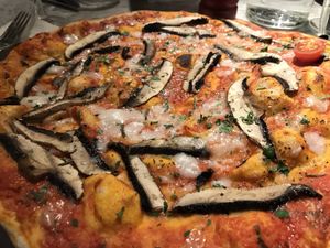 Fungi pizza  at Pizza Express - Dean St in Newcastle Upon Tyne