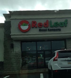 Store front at Red Leaf Salad Company in Wilkes-barre