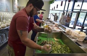 Choppingsalad  at Red Leaf Salad Company in Wilkes-barre