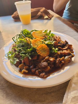 Veg chunks at Millennium Victory in Montego Bay