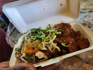 Rice with tiplets at Millennium Victory in Montego Bay