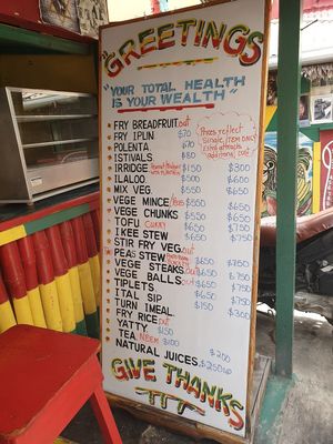 Menu at Millennium Victory in Montego Bay