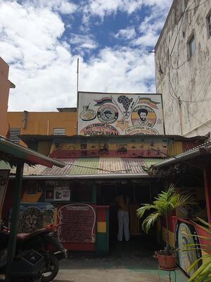 Millennium Victory, sitting outside at Millennium Victory in Montego Bay