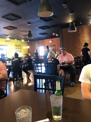 Dining area  at Basil Thai Bistro in Midland
