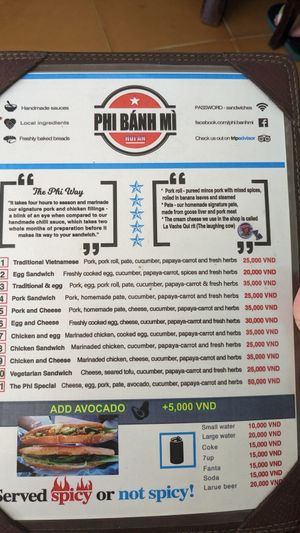  at Phi Banh Mi in Hoi An