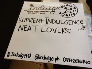 Box artwork at Indulge in Quezon City