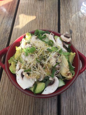 Green salad - very good at Col'Cacchio Pizzeria in Stellenbosch