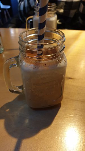 Chai latte (vegan if ordered with soymilk) at Leni Liebt Kaffee in Aachen