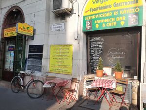 Outside view at VegaKucko in Budapest