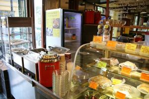 Food case at VegaKucko in Budapest