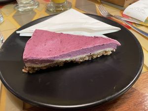 Raw Blueberry & Lime cake  at Tecó in Mostar