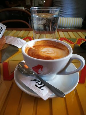 The soy cappucino at Tecó in Mostar