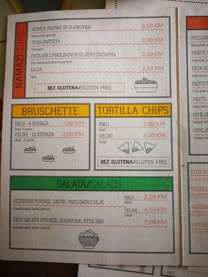 Food 1 at Tecó in Mostar