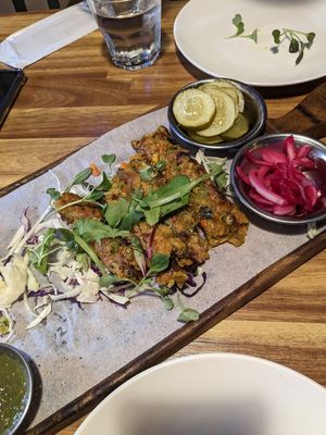 Vegan Seekh kebab at Bollywood Indian Restaurant in Busan