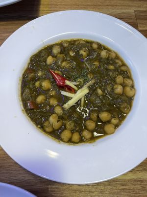Chana Palak   at Bollywood Indian Restaurant in Busan