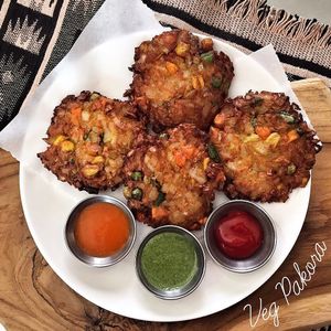 Veg Pakodas at Bollywood Indian Restaurant in Busan