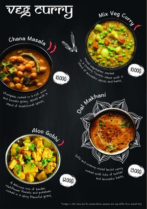 Veggie Curries at Bollywood Indian Restaurant in Busan