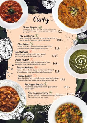 Tons of Vegetarian curries!! at Bollywood Indian Restaurant in Busan